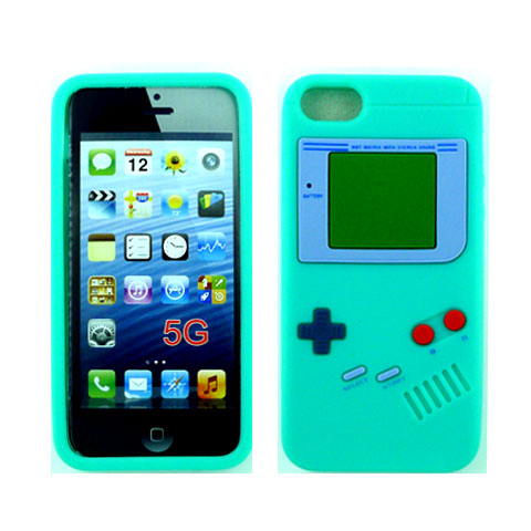 iPhone 5 5S 3D GAME Case (Teal)